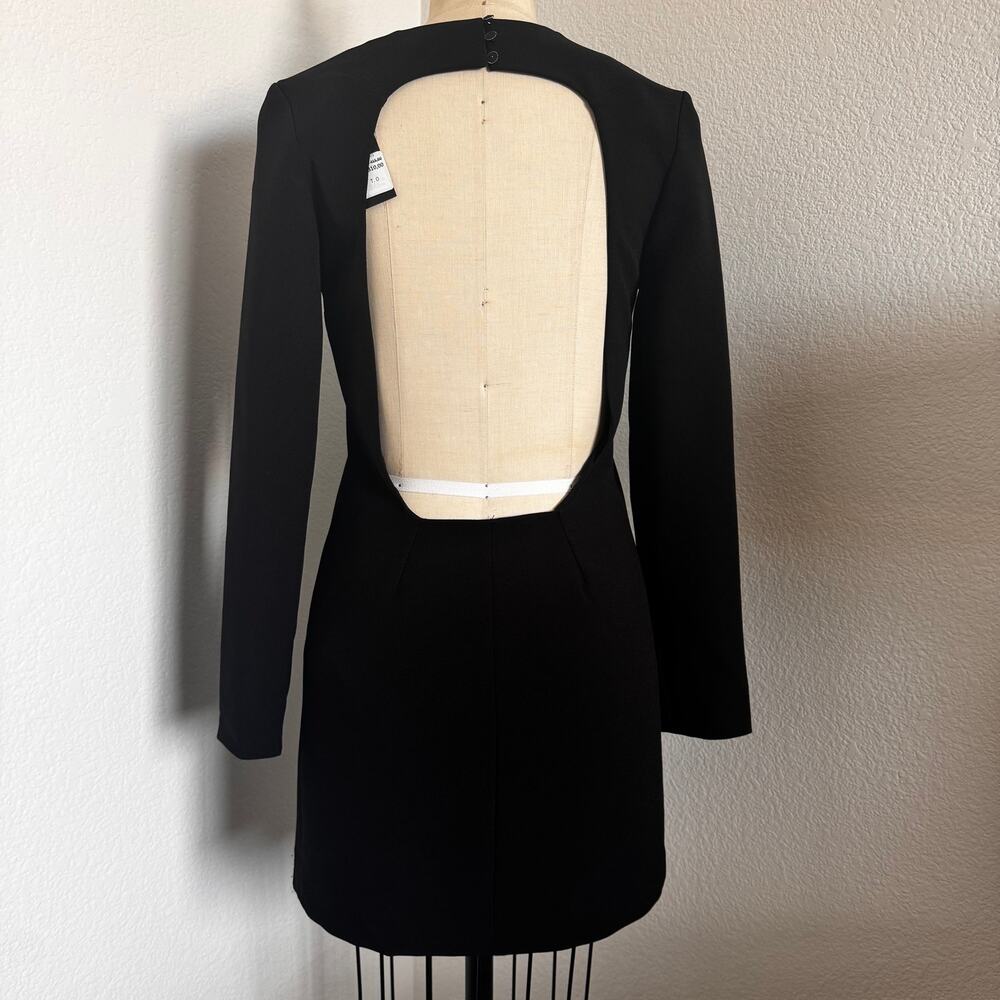 The Kooples | NWT Long Sleeve Open Back Mini Dress Size XS - Picture 3 of 9